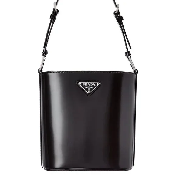 【PRADA】BRUSHED LEATHER BUCKET BAG Prada | Bags | Prada Brushed Leather Bucket Bag | Poshmark
